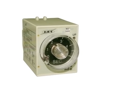 TEMPORIZADOR ANALOGO RANGO 0.1-1S / 0.1-10S / 5-60S / 0.5-6 MIN 8 PINES 220 VAC REF.76320 SAMG ELECT