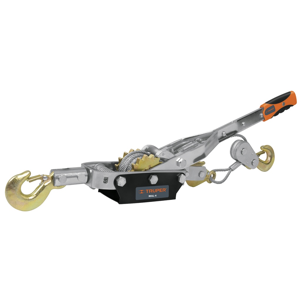 TENSOR DE GUAYA CON RACHET DE 4 TONELADAS DE PRESION ( MALACATE ) REF. 14727 MARCA TRUPER