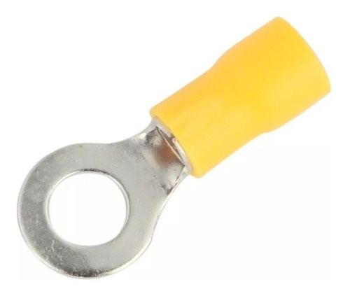 TERMINAL AMARILLO TIPO ANILLO 12 A 10 6.5MM 1/4" REF.RV5-5-6 MARCA ANDELI