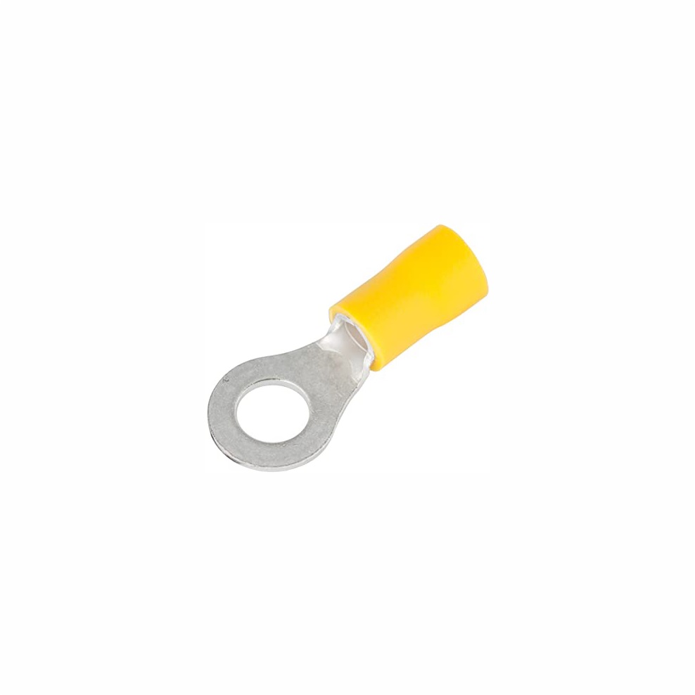 TERMINAL AMARILLO TIPO ANILLO 12 A 10 13 MM 33/64" REF.RV5-5-12 MARCA ANDELI
