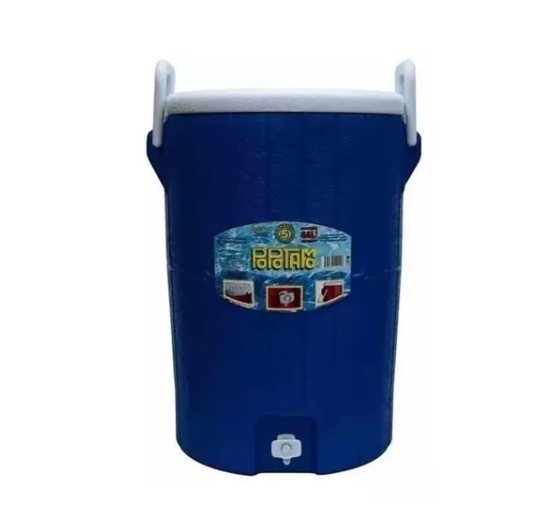 TERMO POPOTAMO PARA AGUA DE 44 LTS 58.5 CM X 44 CM COLOR AZUL COD. 120448 MARCA DECOCAR