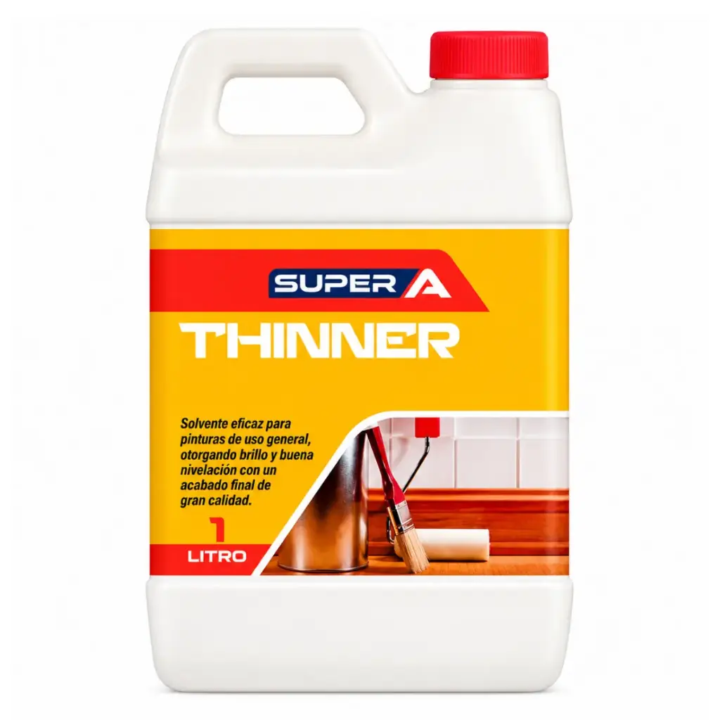 THINNER / SOLVENTE ESTÁNDAR 1 LTS REF. COD. 000987 MARCA SUPER A