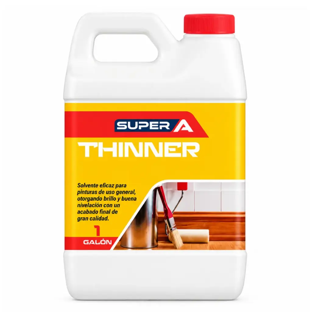 THINNER / SOLVENTE STANDAR 1 GL 3.78 LTS REF. 00600100201999 COD. 000970 MARCA SUPER A