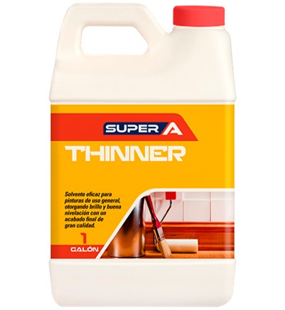 THINNER / SOLVENTE STANDAR 1 GL 3.78 LTS REF. 00600100201999 COD. 000970 MARCA SUPER A