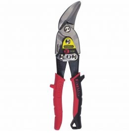 TIJERA DE AVIACION CORTE ANGULADO IZQUIERDO M/ROJO REF. 14567 MARCA STANLEY