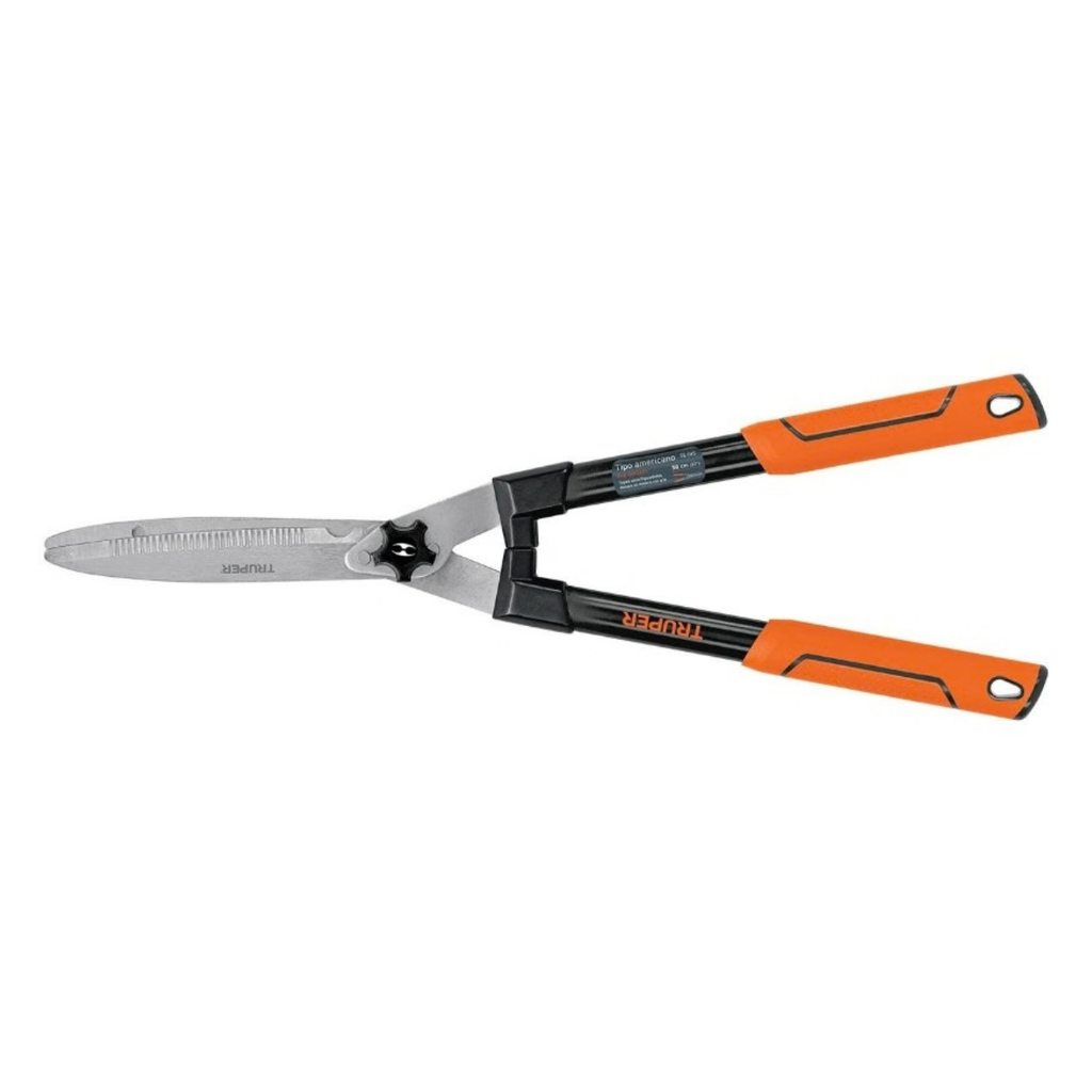 TIJERA PARA CORTE DE GRAMA DE 12" MANGO MADERA MOD. TE-19-S REF. 18389 MARCA TRUPER