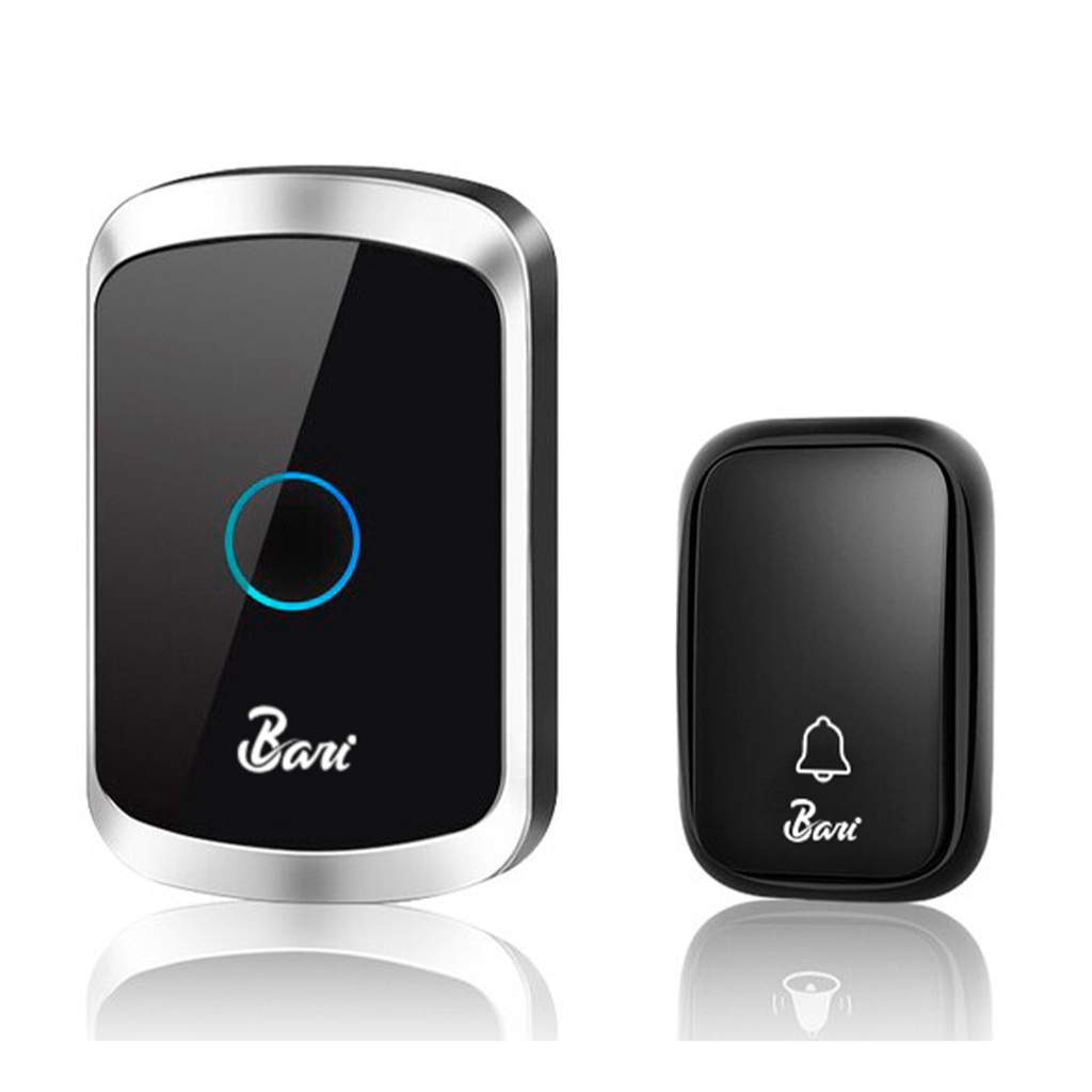 TIMBRE INALAMBRICO DOMESTICO DE LUJO NEGRO REF. TIM.01.03 MARCA BARI