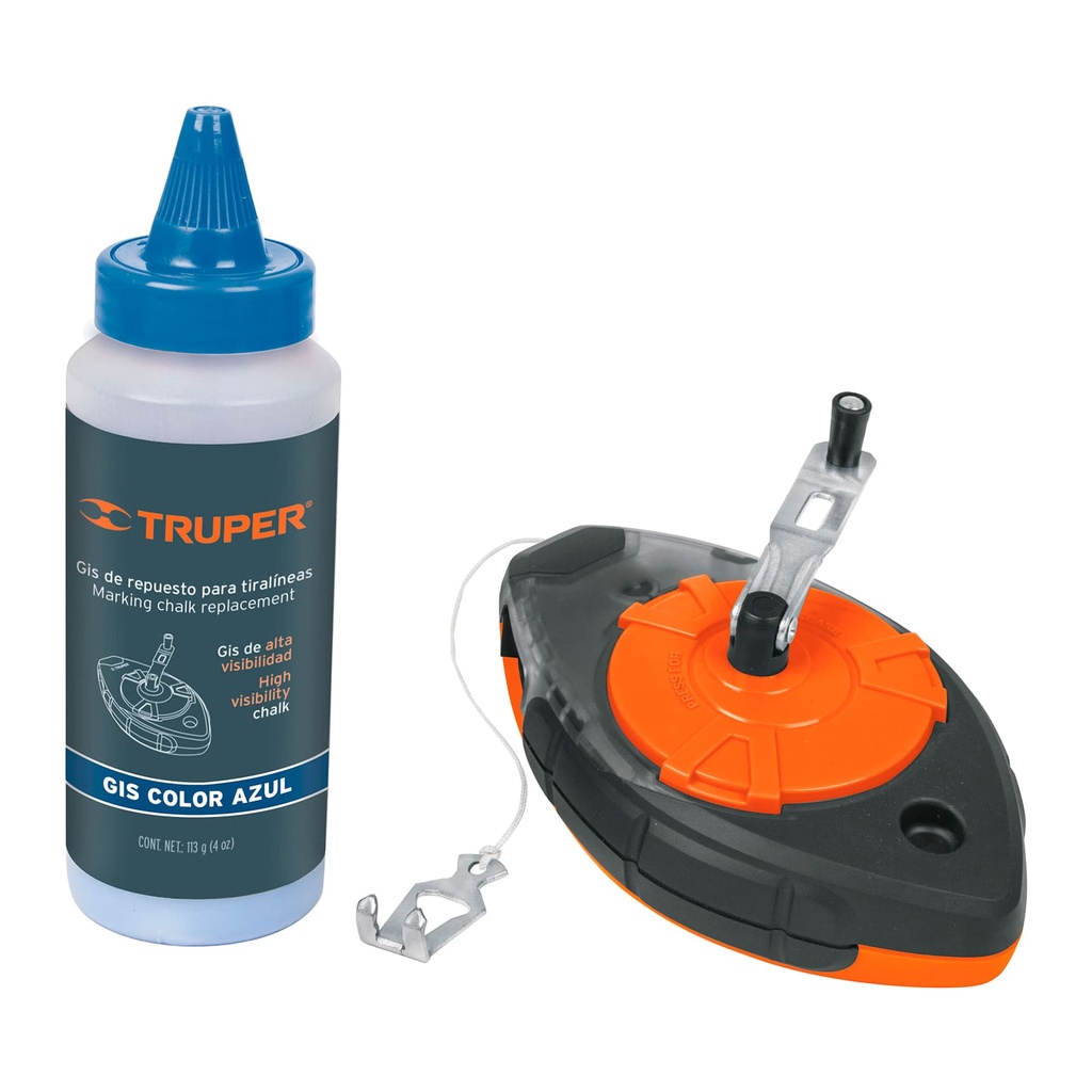 JUEGO DE TIRALINEAS PLASTICO 30 MTS MOD. TL-100 REF. 18575 MARCA TRUPER