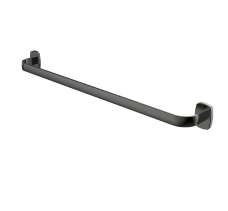 TOALLERO DE BARRA GUN METAL DECORATIVO SERIE PRESTIGE 60 CM REF. 37TBR007GM MARCA FP