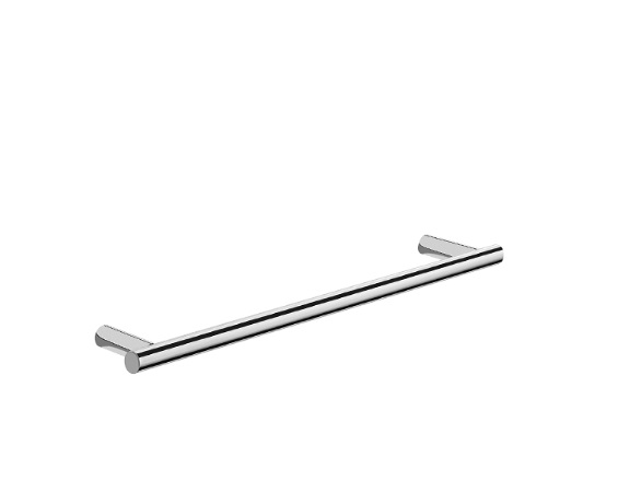 TOALLERO DE BARRA RONDA 30 CM LINEA RONDA CROMADO REF. KU-890 MARCA KUBO