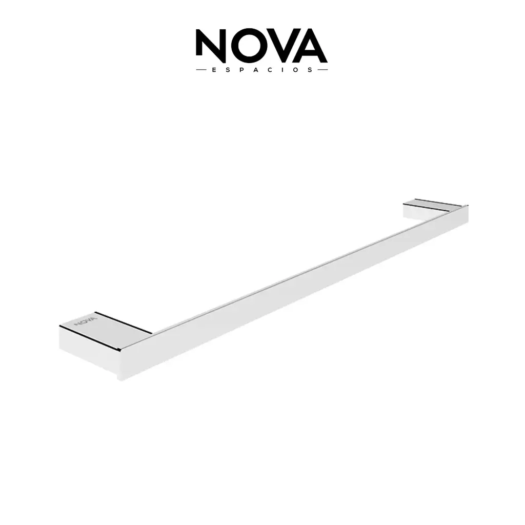 TOALLERO DE BARRA ACERO INOXIDABLE 60 CM SERIE LINE ACC CHROME / CROMADO REF. NVACC0112 MARCA NOVA
