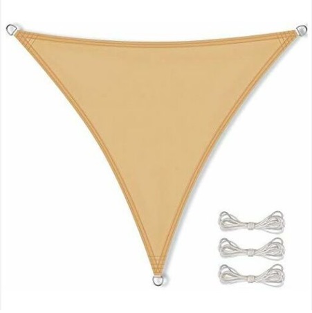 TOLDO DE SOMBRA TRIANGULO DE 3 X 3 X 3 MTS COLOR BEIGE REF. 010119 MARCA TRICAL