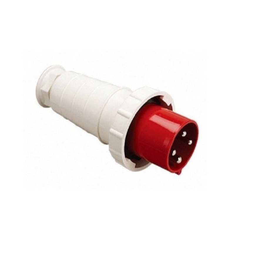 TOMA INDUSTRIAL MACHO 2P + T 220 - 250V 63A IP67 MOD. AM-033 REF. 10143 MARCA ANDELI