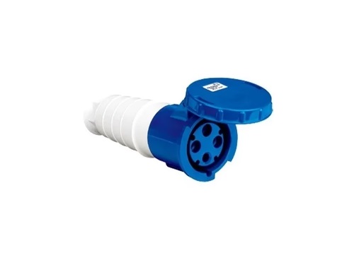TOMA INDUSTRIAL HEMBRA 3 P + T 220 - 250 V 63A IP67 MOD. AM-233 REF.CON10153 MARCA ANDELI