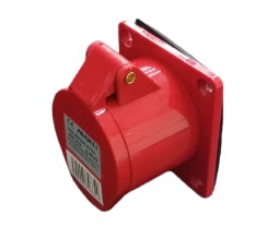 TOMA INDUSTRIAL HEMBRA 3 P + T 380 - 415 V 16A IP44 MOD. AM-314 REF.CON10156 MARCA ANDELI