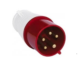 TOMA INDUSTRIAL MACHO 4 P + T 240 - 415 V 32A IP44 MOD. AM-025 REF.CON10268 MARCA ANDELI