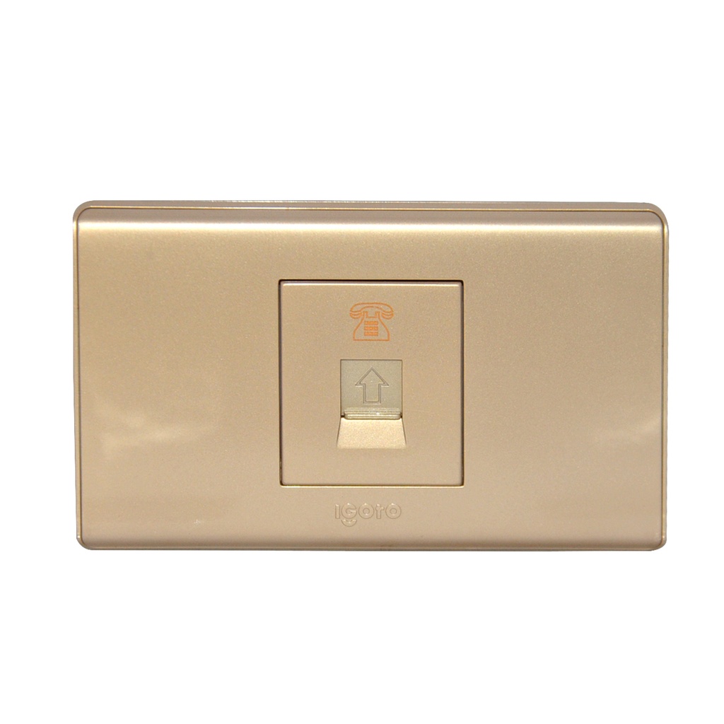 TOMA PARA TELEFONO COLOR DORADO REF. A2072-G MARCA IGOTO