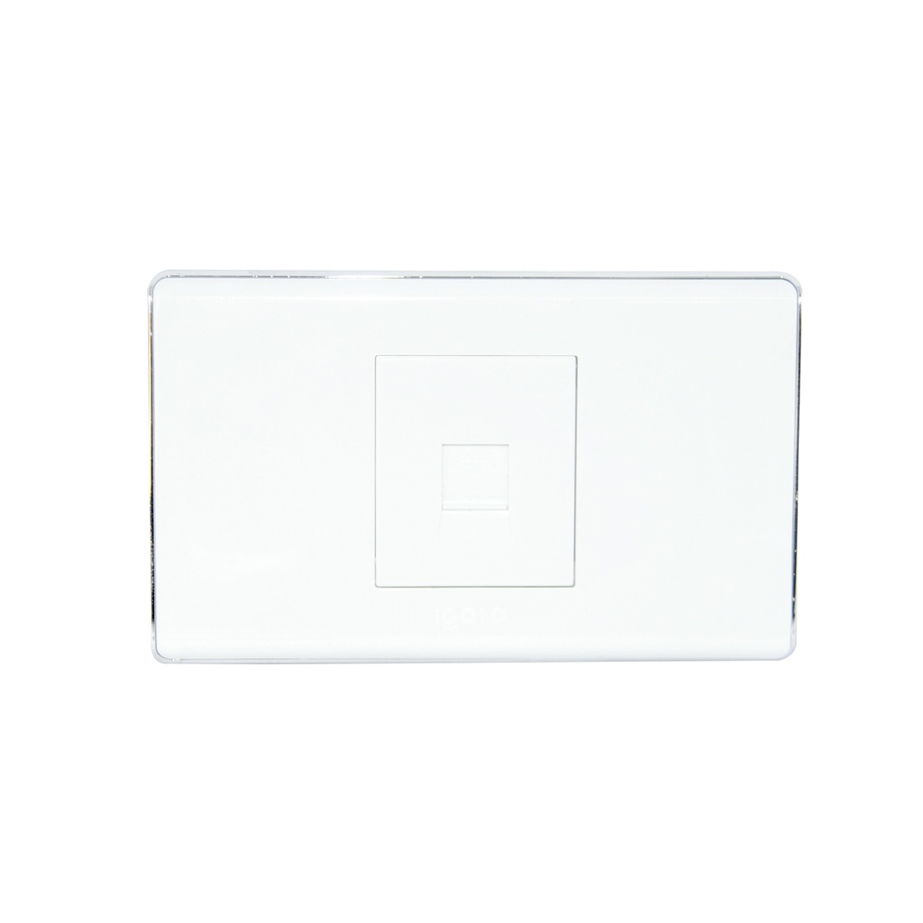 TOMA PARA TELEFONO COLOR BLANCO/METAL REF. A6072 MARCA IGOTO