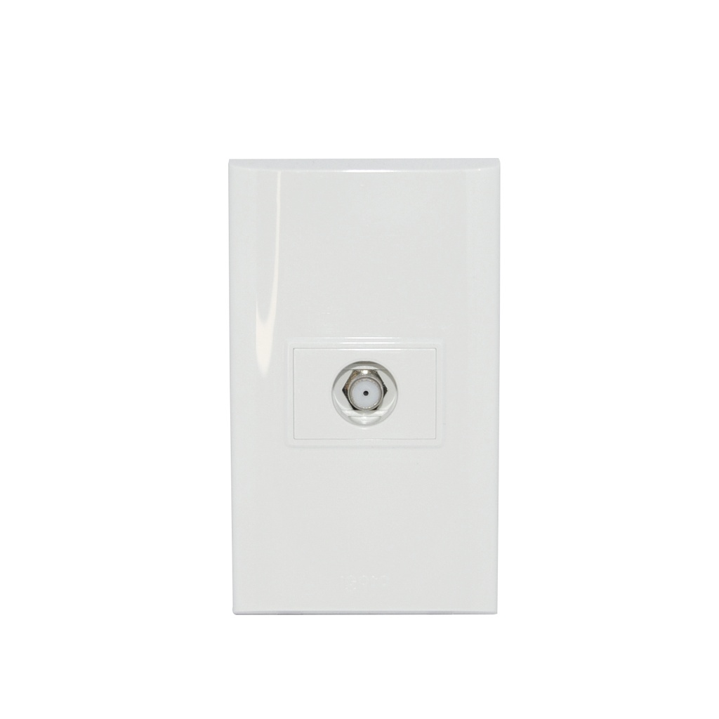 TOMA PARA TV. COLOR BLANCO REF. B302-W MARCA IGOTO