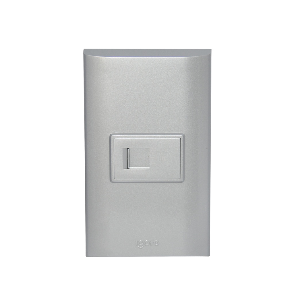 TOMA PARA TELEFONO COLOR PLATEADO REF. B402-S MARCA IGOTO