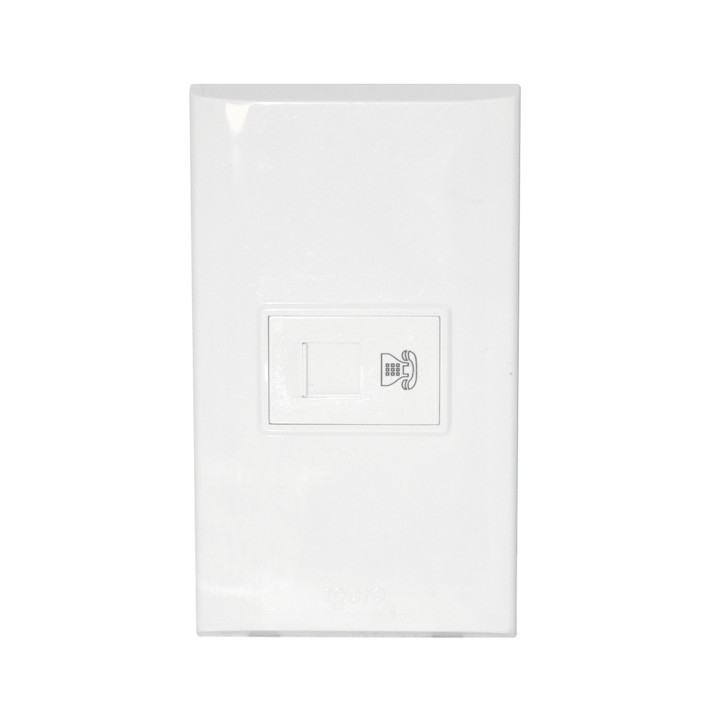 TOMA PARA TELEFONO COLOR BLANCO REF. B402-W MARCA IGOTO