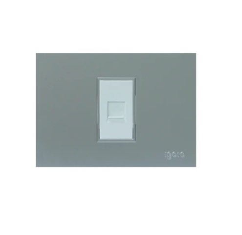 TOMA PARA TELEFONO COLOR PLATEADO REF. Z402-S MARCA IGOTO