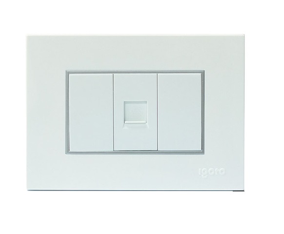 TOMA PARA TELEFONO COLOR BLANCO REF. Z402-W MARCA IGOTO