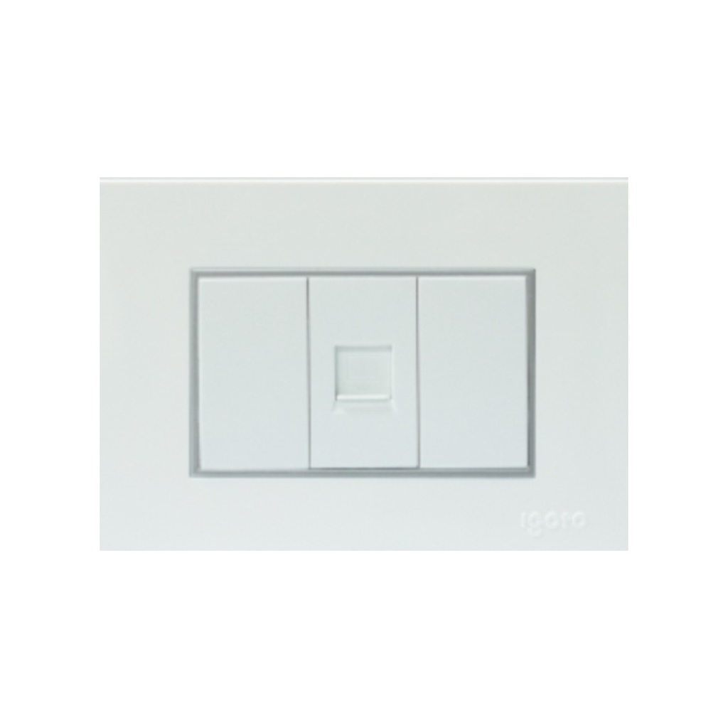 TOMA PARA PC COLOR BLANCO REF. Z408-W MARCA IGOTO