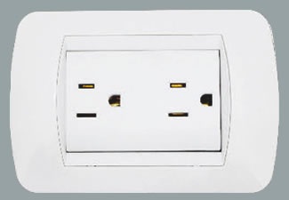 TOMA DOBLE WHITE REF. BV1206W MARCA SKD3