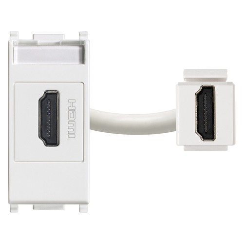 MODULO PARA HDMI INTERNO EXTERNO REF. 14346 SERIE PLANA COLOR BLANCO MARCA VIMAR