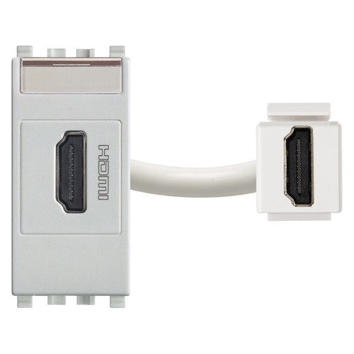 TOMA CON CONECTOR HDMI ( TACO ) COLOR NEXT EIKON REF. 20346.N MARCA VIMAR