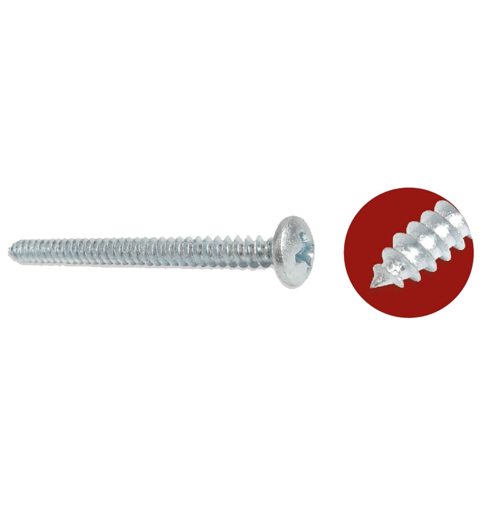 TORNILLO TIRAFONDO CABEZA PAN DE 12 MM X 1 1/2" UNIDAD (REF.CAJA 250 UND) REF. 022743 MARCA MEJIA