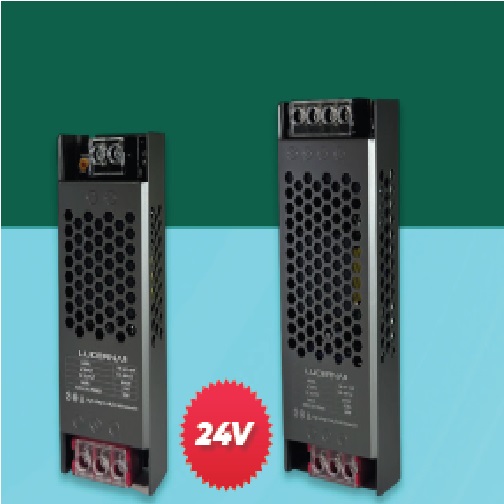 TRANSFORMADOR / DRIVER DE ENERGIA/FUENTE DE PODER 24V 60W DYNA REF. TRANSF60WCINTA / 122388 LUCERNA