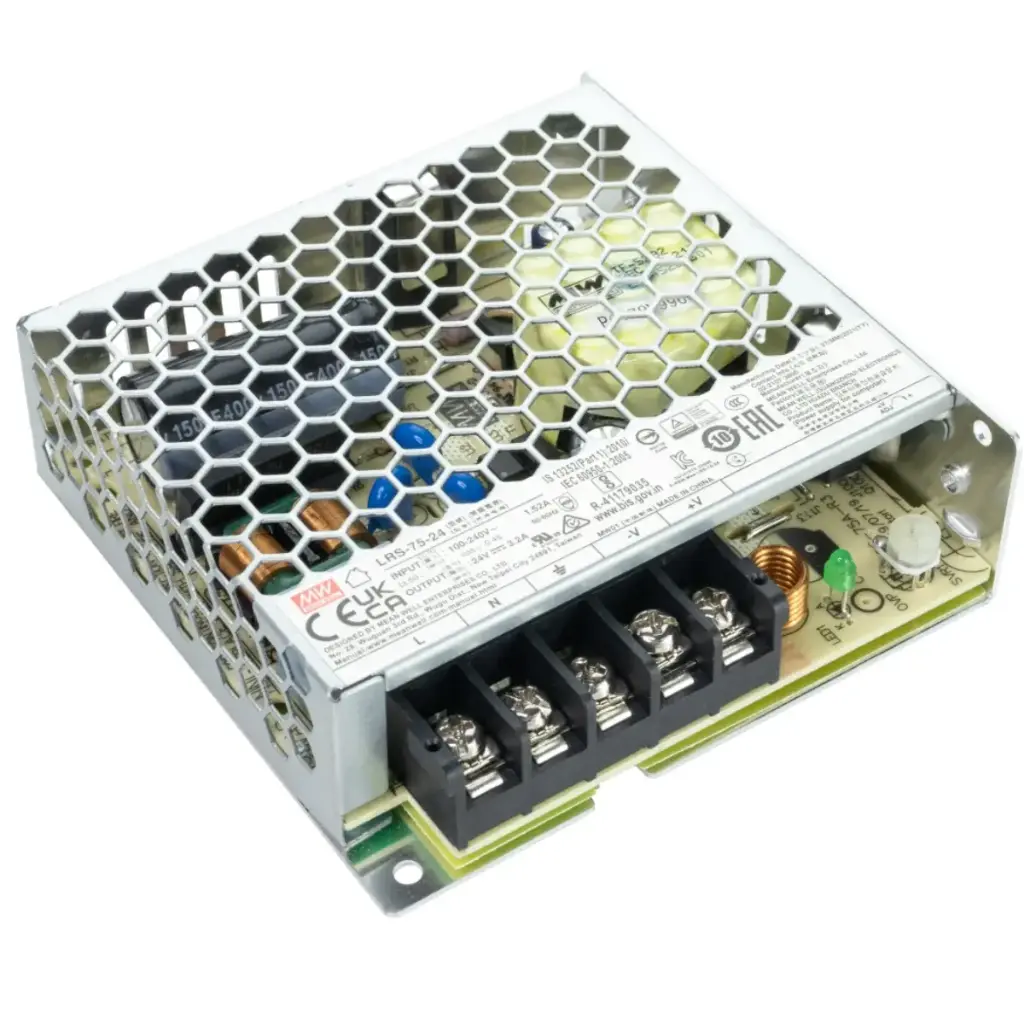 TRANSFORMADOR / DRIVER DE ENERGIA / FUENTE DE PODER 24V 75 W REF. LUM-340-2 MARCA LUMIND
