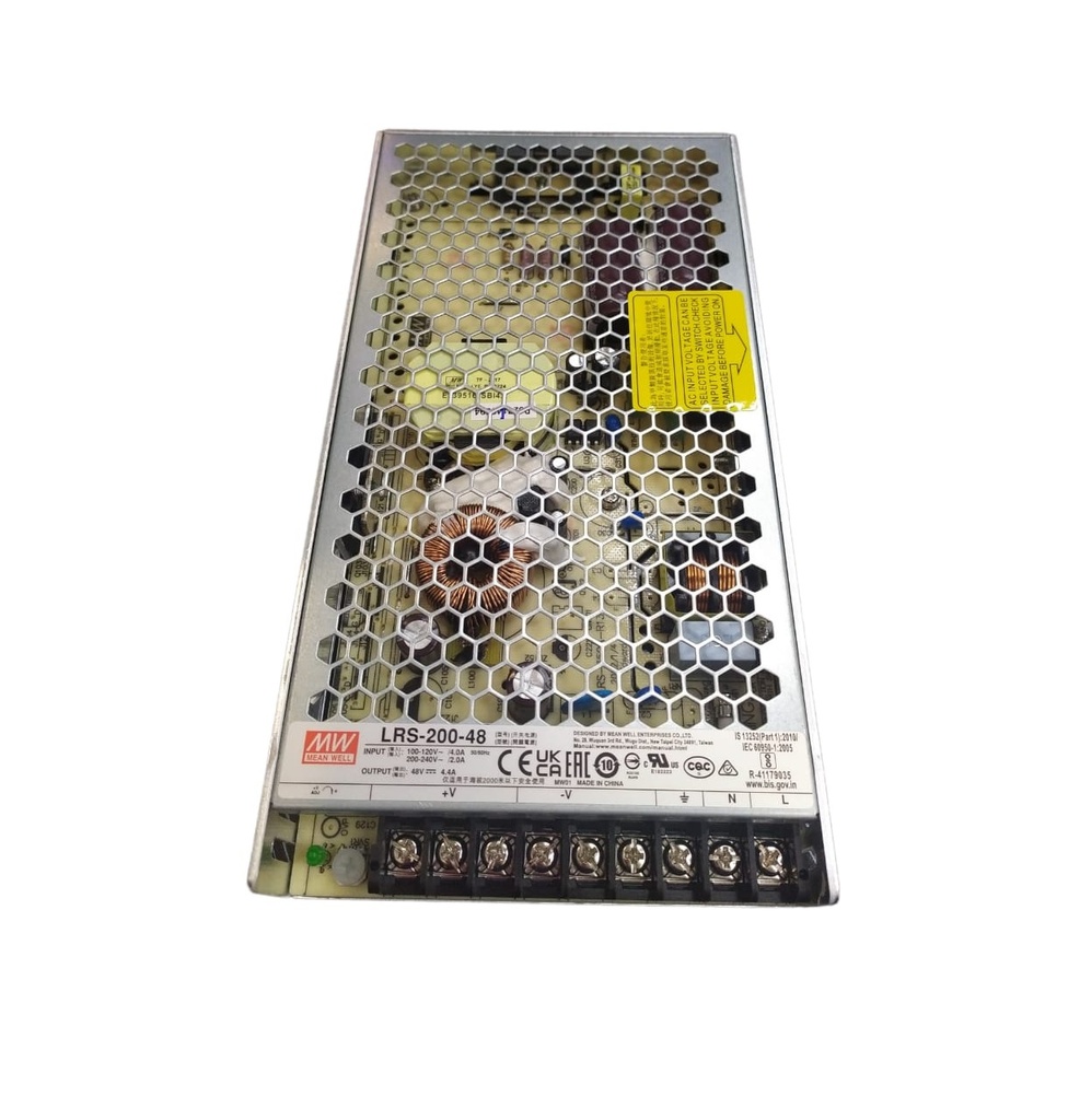 TRANSFORMADOR DE ENERGIA / VOLTAJE 48V 200W IP20 P/RIEL TRACK LIGHT MAGNETICO REF.LUM-474 LUMIND LRS-200-48
