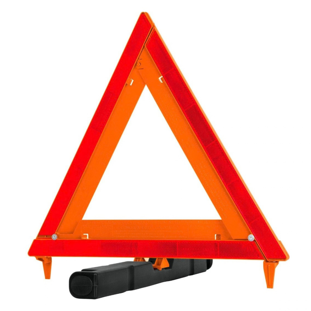 TRIANGULO DE SEGURIDAD PLASTICO 43.5 CM MOD. TRISE-435 REF. 10942 MARCA TRUPER