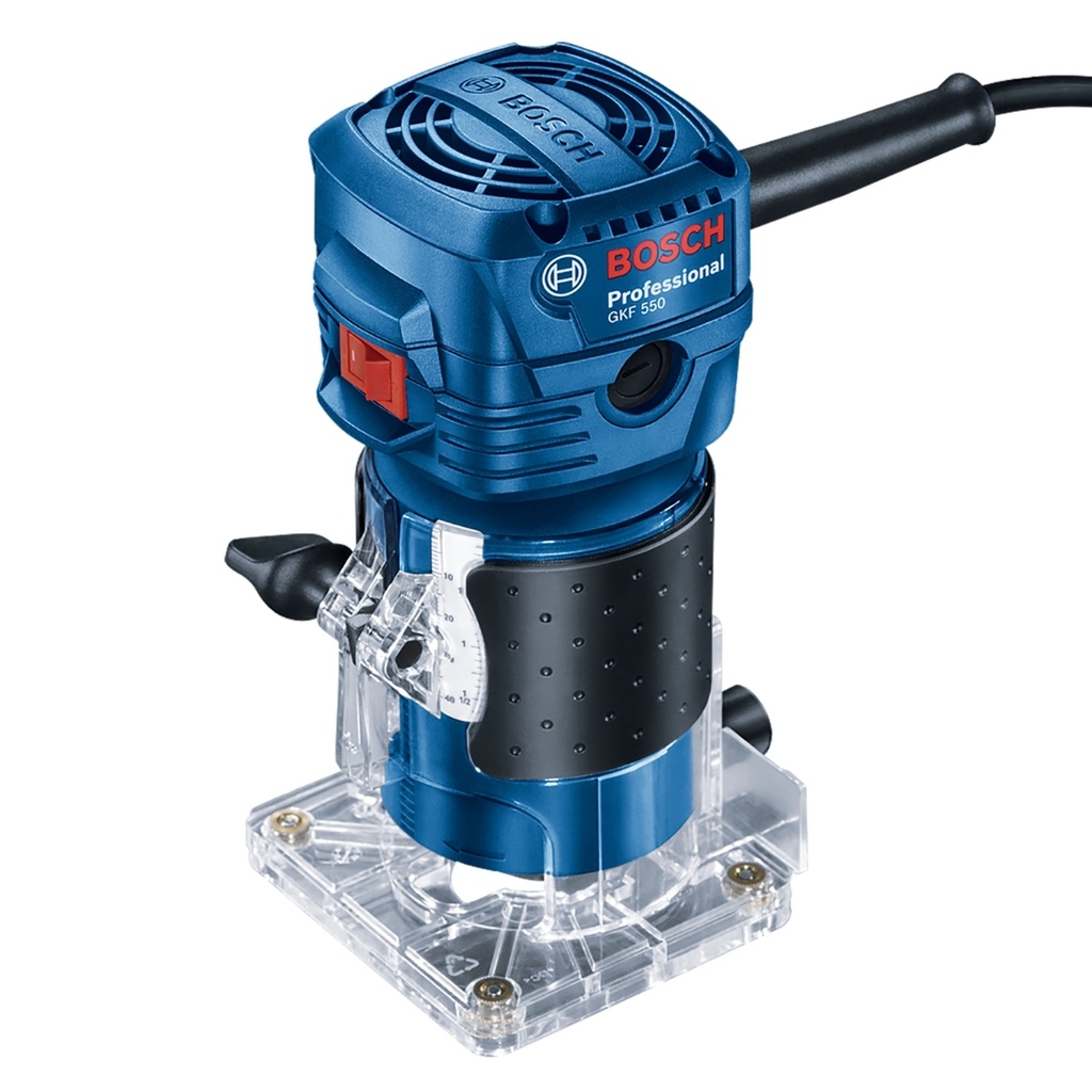 TROMPO PARA CANTOS 500 W 6 MM 1/4" 33.000 RPM REF. GKF 550 / 792745 COD. 866385 MARCA BOSCH