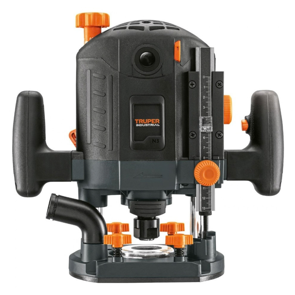 TROMPO IND / ROUTERS / FRESADORA 1200 W 1. 3/4 HP 9.000 - 28.000 RPM MOD. ROU-N3 REF. 16610 TRUPER