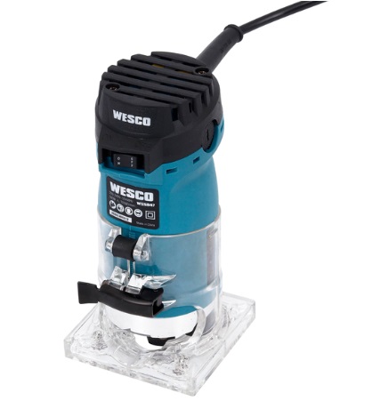 TROMPO IND / ROUTERS / FRESADORA DE LAMINADO 500W 1/4" 120 V - 33.500 RPM REF. WS5047U MARCA WESCO