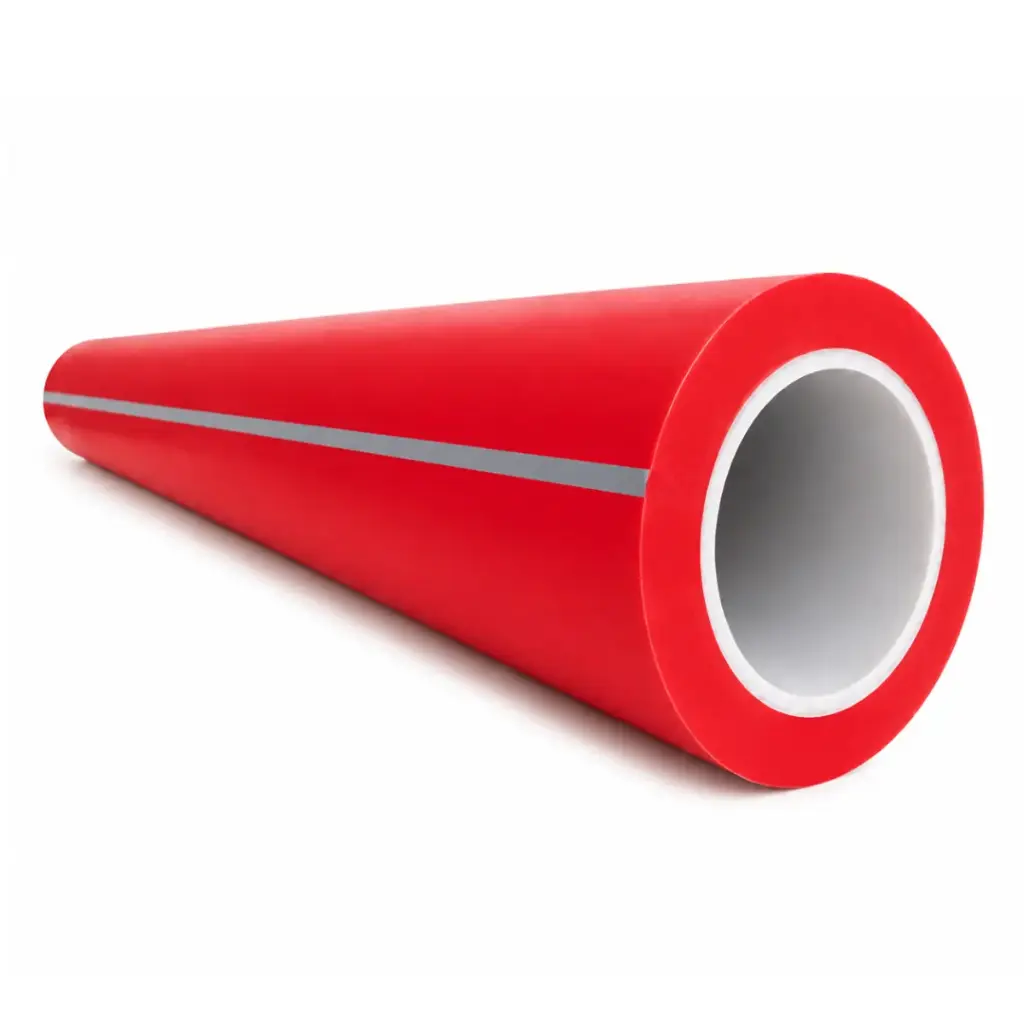 TUBO DE POLIPROPILENO DE 4 MTS X 40 MM (1" X 4 MTS) LINEA ROJA FIRETEC REF. DSA104F MARCA DONSEN