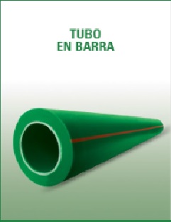 TUBO DE POLIPROPILENO DE 4 MTS X 50 MM PN20 (1.1/2" X 4 MTS) LINEA ROJA REF. DSA305 MARCA DONSEN