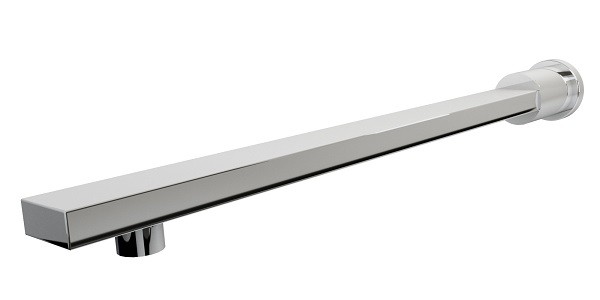 TUBO DE DUCHA PARA REGADERA QUADRADA CON ROSETA LARGO 45 CM REF. 35ACC178 MARCA FP