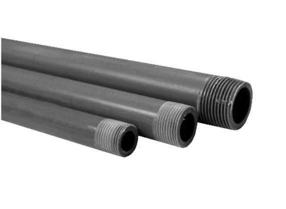 TUBO PVC SCH80 NPT DE 1 1/2 X 3 MTS GRIS REF. TAFS8034 MARCA INPLAVEN