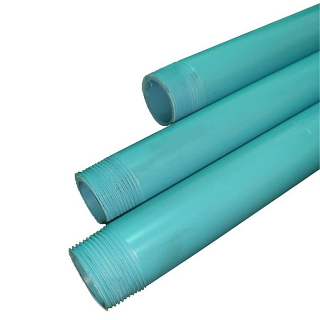 TUBO PVC SCH80 NPT DE 1/2" X 6 MTS AZUL REF. TAFS8001 MARCA INPLAVEN