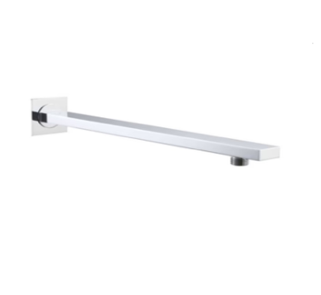 TUBO DE DUCHA 40 CM CUADRADO SATINADO REF. KD-SR003-ST MARCA OMEGA
