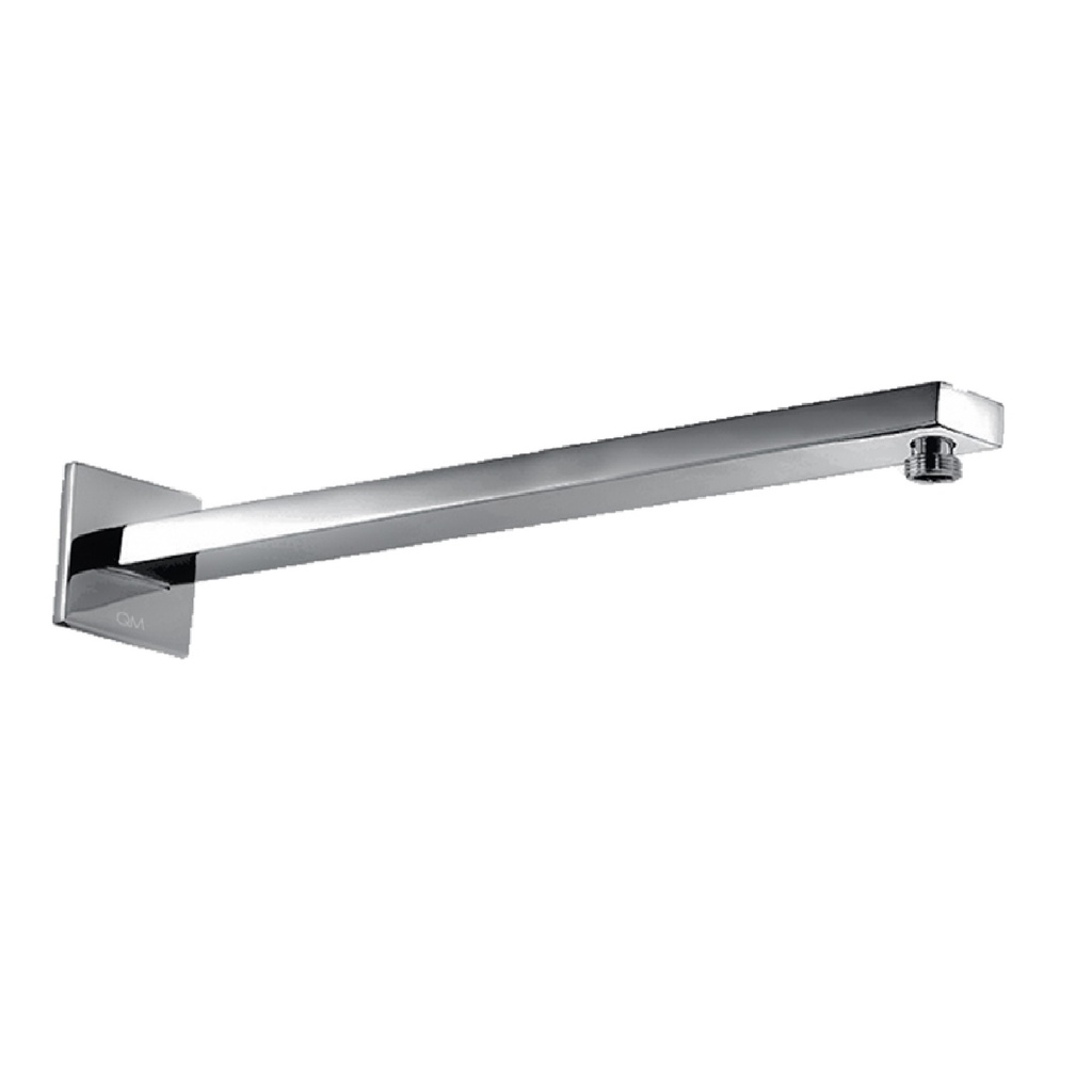 TUBO DE DUCHA / REGADERA A PARED QM SERIE KAI 32.2 CM COLOR SATINADO MARCA QUALITY METAL