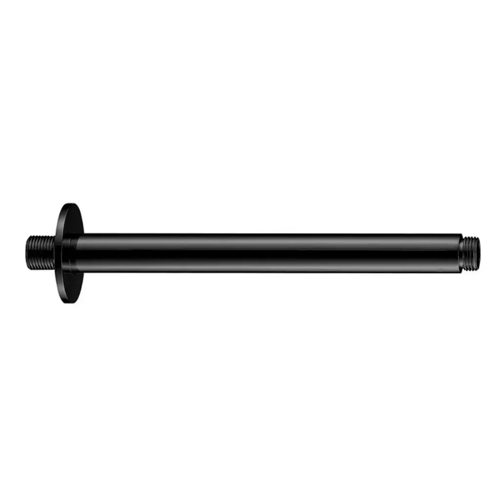 TUBO DE DUCHA / REGADERA A TECHO QM+ SERIE SUPREME 30 CM COLOR NEGRO BLACK MARCA QUALITY METAL