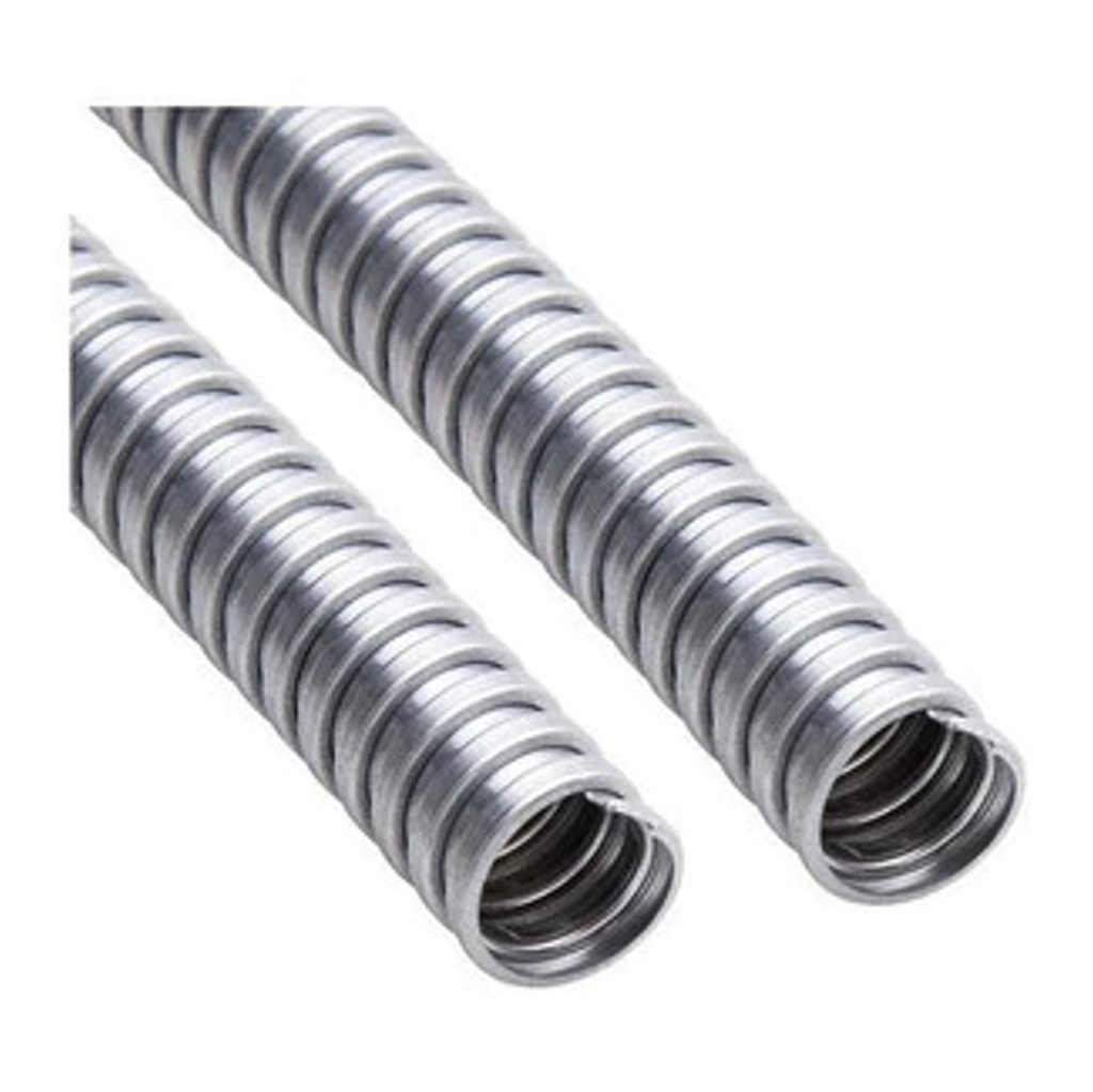 TUBO CORRUGADO METALICO SMET 1" ROLLO 25 MTS MARCA TECNICA MONTE BLANCO