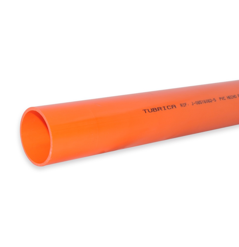 TUBO DE PVC REFORZADO PARA AGUA SERVIDA DE 50 MM X 3 MTR (2" X 3MTR) REF. 1000000975 MARCA TUBRICA