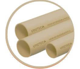 TUBO CPVC ASTM 3/4" X 3 MTS ASTM D-1784-11 / D-2849M-09B REF. T23023 MARCA UNITECA